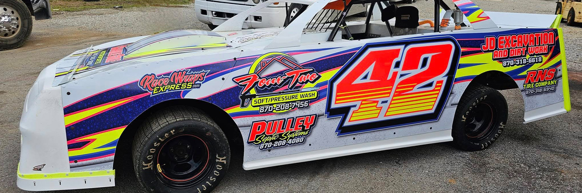 Cotton Wheel Racers Race Wraps - Race Wraps Express